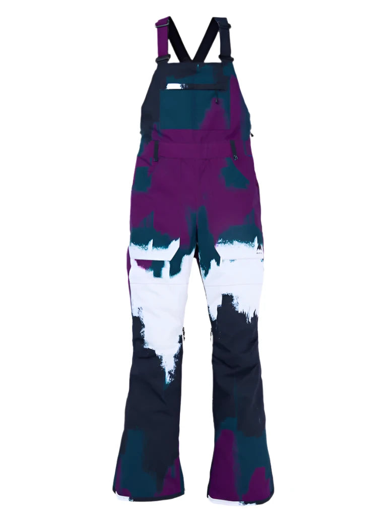 Burton Women's Avalon Stretch 2L Bib Pant 2025 Chic Checkered Pants