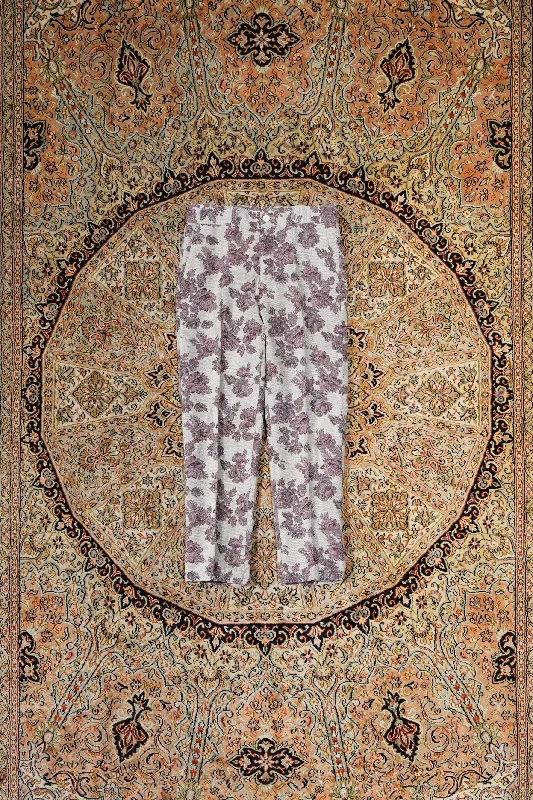 GOBELIN PIN TUCK PANTS (WISTERIA) Stylish Paperbag Waist Pants