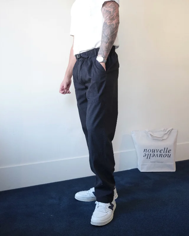 Worker Pant, Black Classic Straight Pants