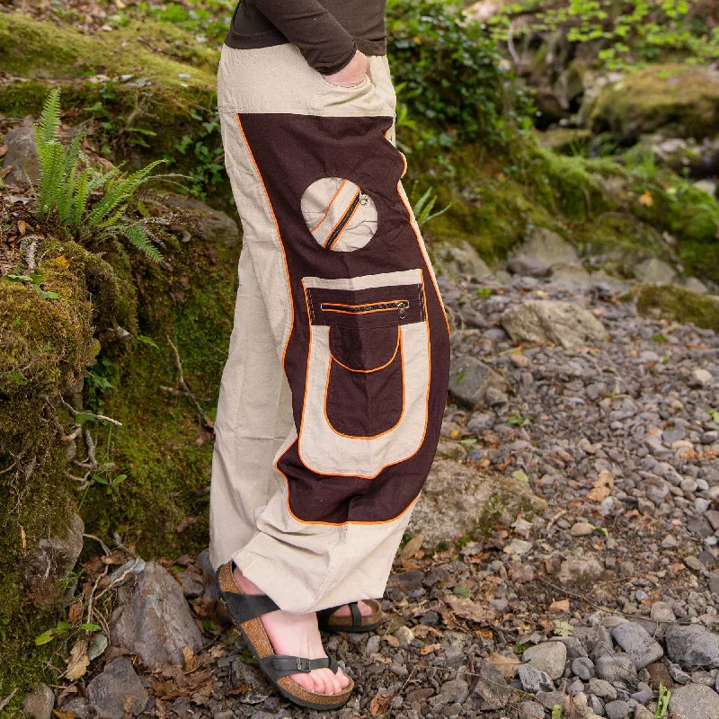 Sacred Tree Harem Pants Trendy High-Waist Trousers