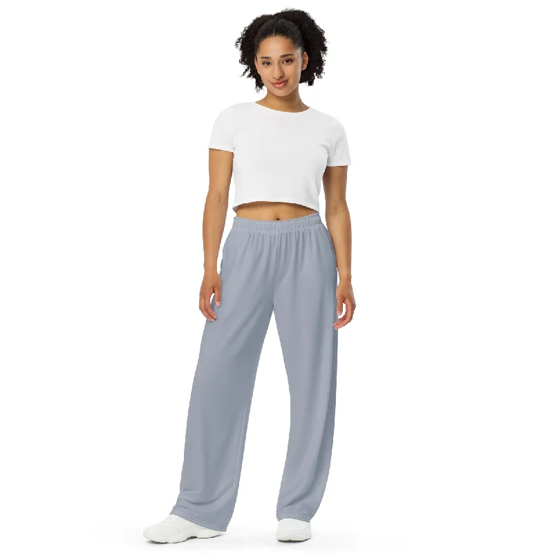 Life League Gear - Cool Grey - Unisex - Wide-Leg Pants Classic Chino Pants