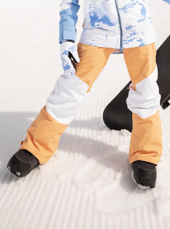 Chloe Kim Woodrose Technical Snow Pants - Mock Orange Comfy Athletic Pants