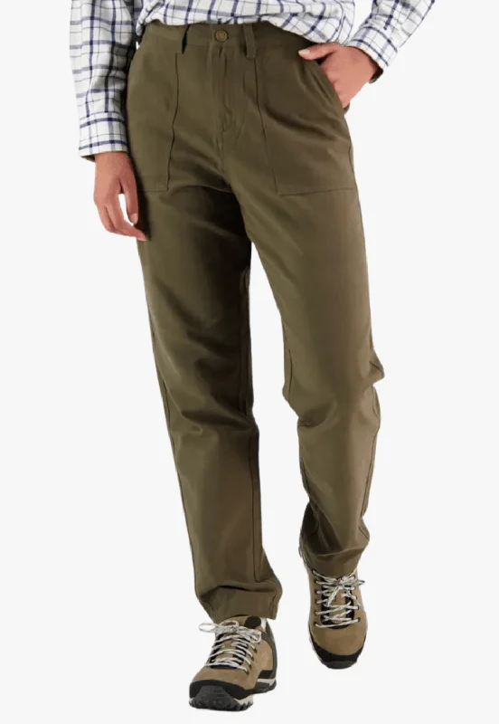 Swanndri Womens Roseville Utility Pants Casual Track Pants