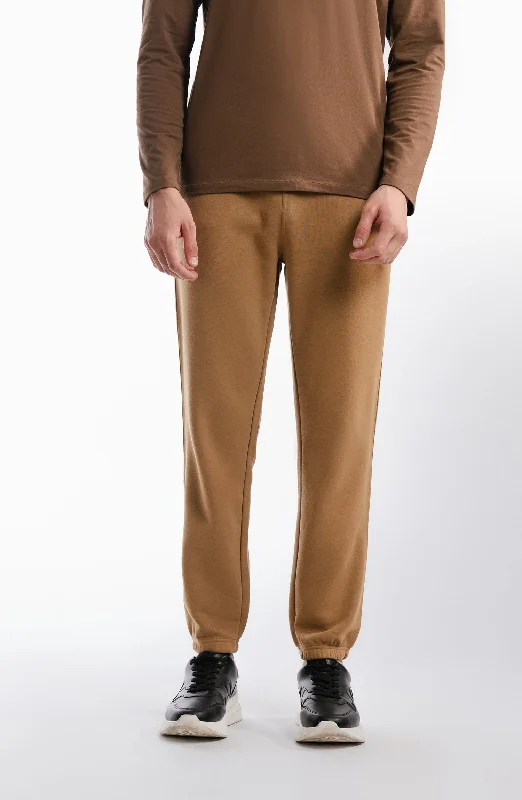 Fleece Joggers Pants - Mustard Cozy Jogger Leggings