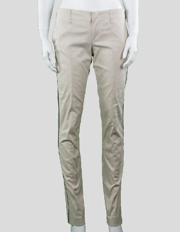 Rag & Bone Khaki Pants With Black Tuxedo Stripe - 27 US Comfortable Jogger Trousers
