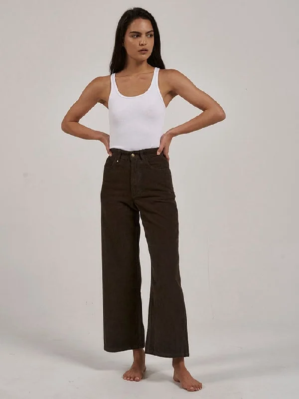 Holly Cord Pant - Tarmac Modern Bootcut Pants