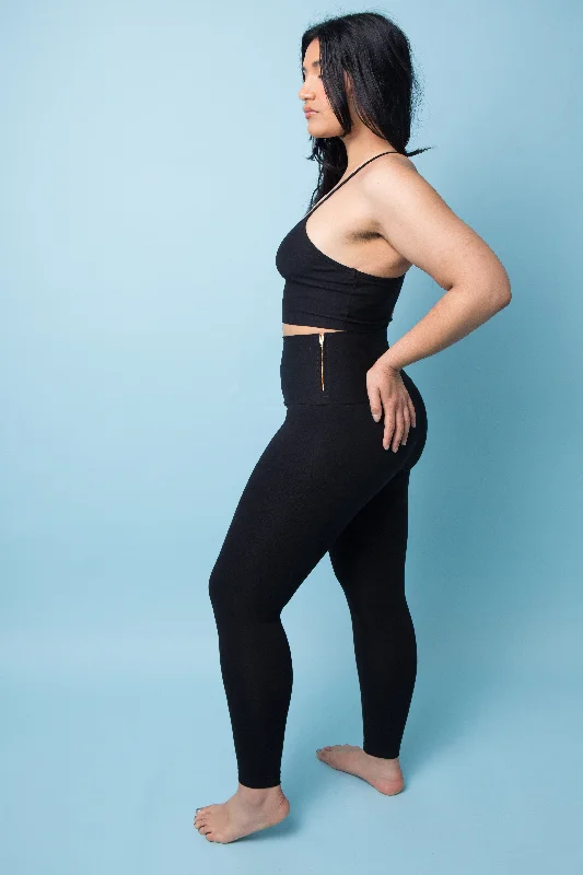Super High Waist Tib Pant Petite in Black Stylish Harem Pants