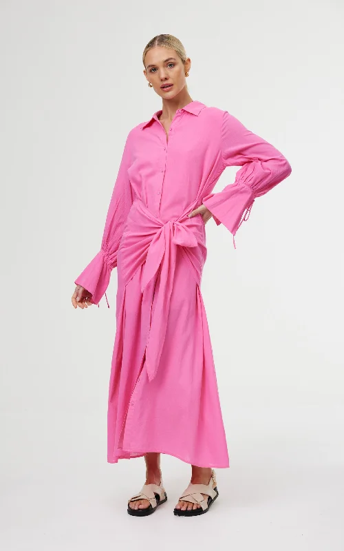 Dakota Maxi Dress - Azalea Fashionable Halter Neck Maxi Dress