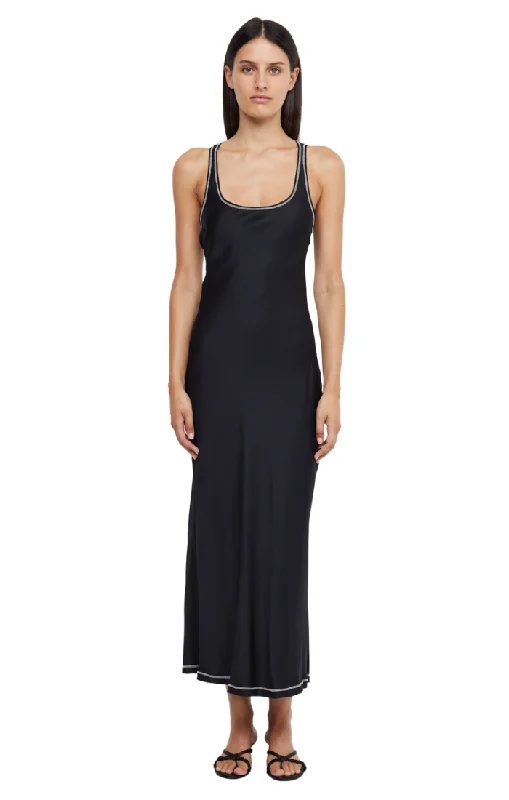 Emery Backless Maxi Dress - Black Comfortable Casual Maxi Dress