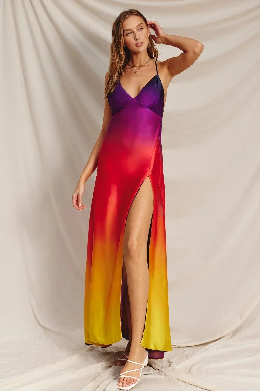Liandra Maxi Dress Fashionable Chiffon Tiered Maxi Dress