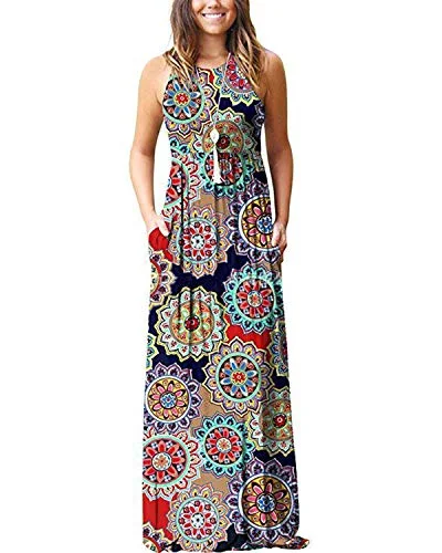 KIDSFORM Women's Casual Maxi Dress Loose Long/Short Sleeve Racerback Long Dresses with Pockets Cozy Knit Maxi Dress KIDSFORM Women's Casual Maxi Dress Loose Long/Short Sleeve Racerback Long Dresses with Pockets Cozy Knit Maxi Dress