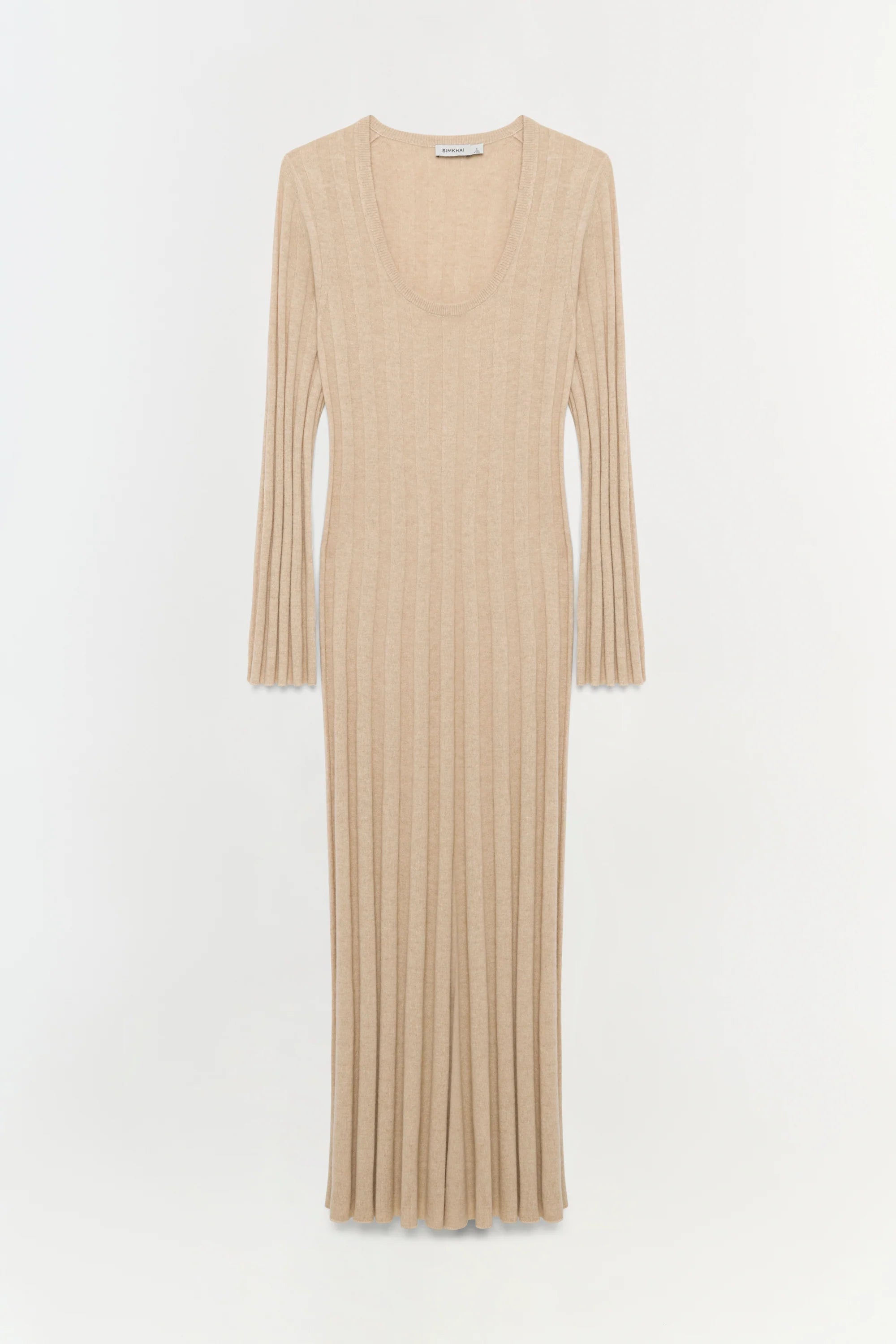 Kogan Maxi Dress in Sand Mirage Cozy Maxi Dress with Slit