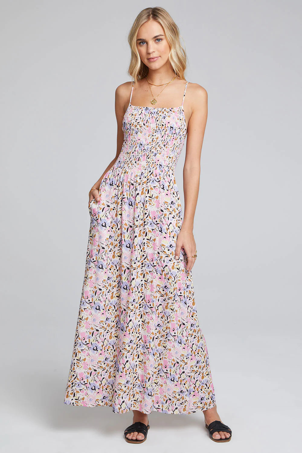 LEIGHTON MAXI DRESS Fashionable Sleeveless Maxi Dress