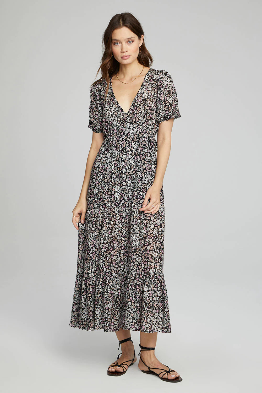 LEON MAXI DRESS Comfortable Maxi Dress with Slits
