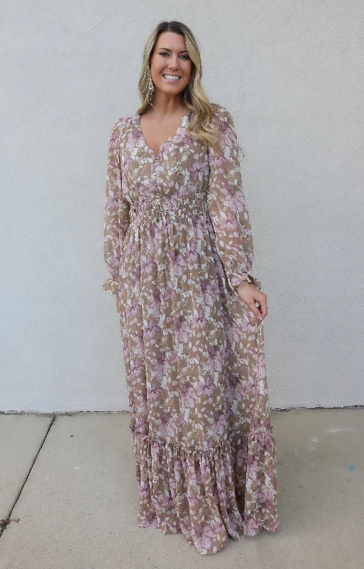 Libby Maxi Dress Elegant Lace Maxi Dress