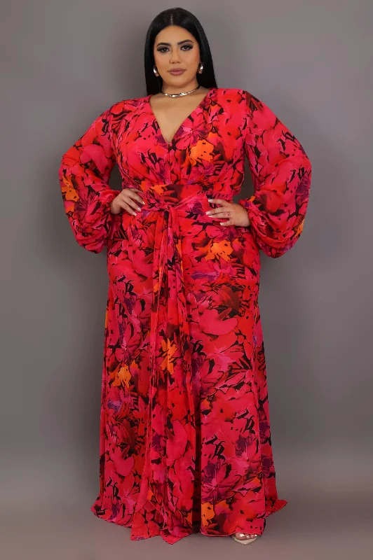 Make Up Your Mind Maxi Dress - Pink Classic Tulle Maxi Dress