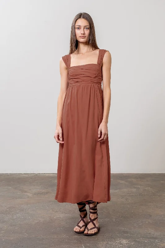 Back Bow Maxi Dress Trendy Maxi Dress with Straps