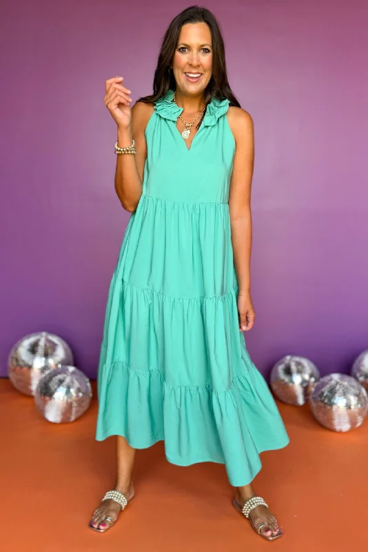 SSYS The Margot Sleeveless Maxi Dress In Seafoam OUTLET *FINAL SALE* Trendy Floral Print Maxi Dress SSYS The Margot Sleeveless Maxi Dress In Seafoam OUTLET *FINAL SALE* Trendy Floral Print Maxi Dress
