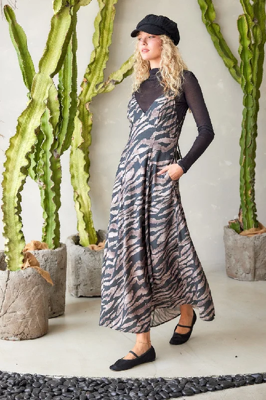 Tiger Mile Open Back Maxi Dress Classic Black Maxi Dress