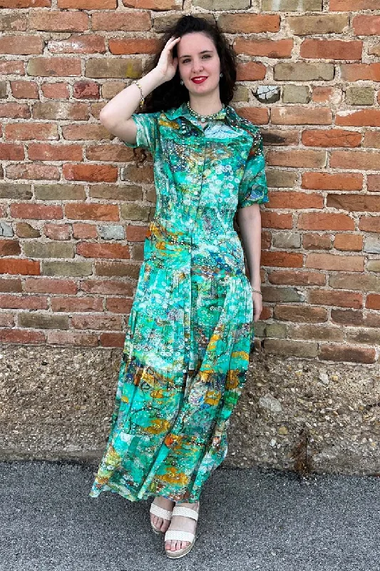 Vintage Collection Water Lily Maxi Dress-Final Price Cozy Ribbed Maxi Dress
