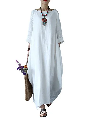 VONDA Women's Summer Maxi Dress Short Sleeve Retro Casual Dresses Loose V Neck Gowns Trendy Floral Print Maxi Dress VONDA Women's Summer Maxi Dress Short Sleeve Retro Casual Dresses Loose V Neck Gowns Trendy Floral Print Maxi Dress