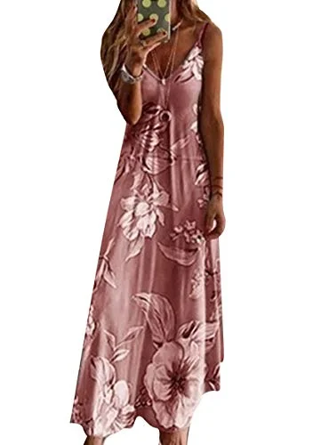 YMING Women's Gradient Holiday Dress, Sleeveless Casual Dress, Maxi Dress, XS - 4XL - - XXL Comfortable Long-Sleeve Maxi Dress YMING Women's Gradient Holiday Dress, Sleeveless Casual Dress, Maxi Dress, XS - 4XL - - XXL Comfortable Long-Sleeve Maxi Dress