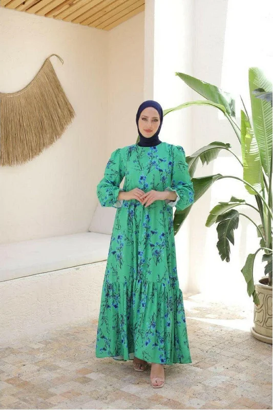 Mira Maxi Dress Elegant Pleated Maxi Dress