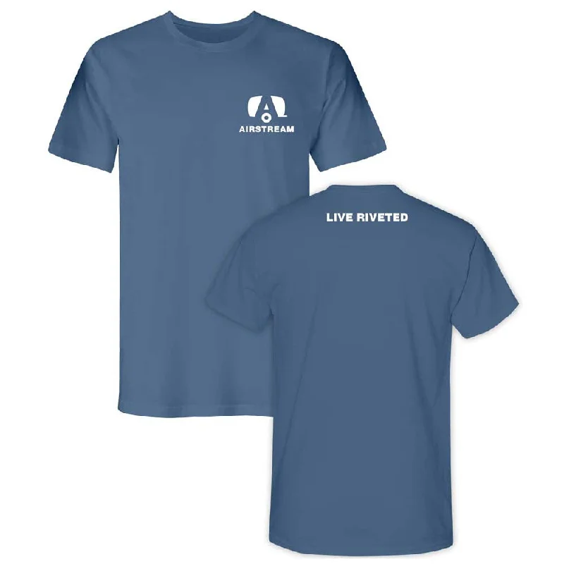 Airstream Trailer A Live Riveted T-Shirt Oversized T-Shirt Spandex breathable