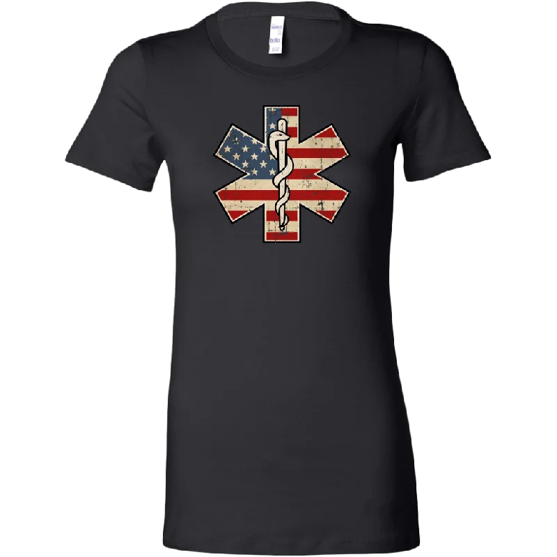 American EMS 2.0 Women's T-Shirt Nylon Fabric Polyester Fabric Spandex Fabric