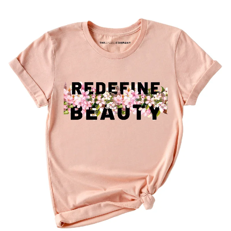 Body Positive Redefine Beauty Feminist T-Shirt Rayon Velvet Corduroy