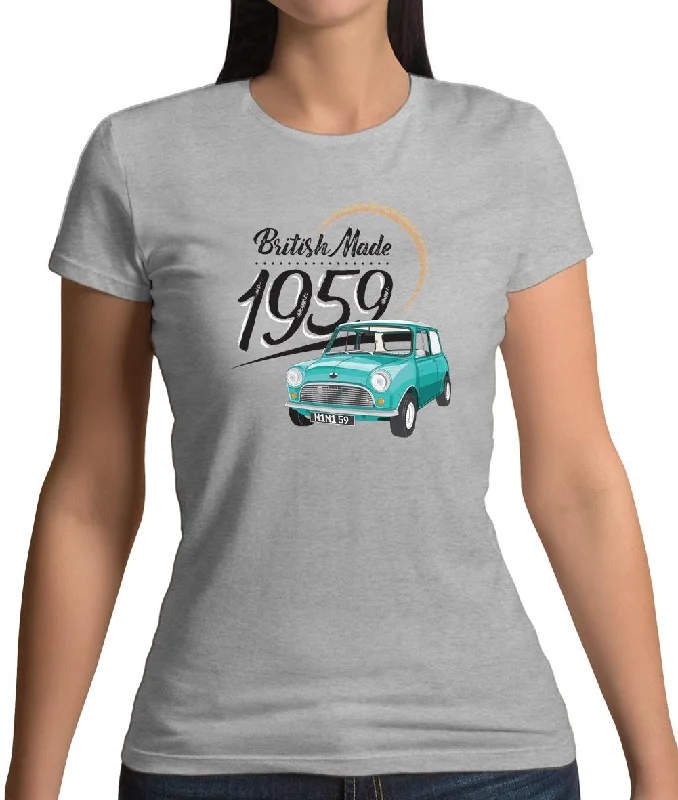 British Made 1959 - Mini Womens T-Shirt Print Jacquard Patchwork