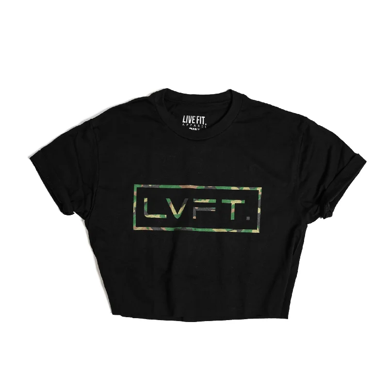 Box Logo Tee - Woodland Camo Elegant Classic Vintage