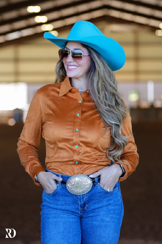 CANYON STRETCH SUEDE PERFORMANCE RODEO SHIRT Striped Floral Plaid