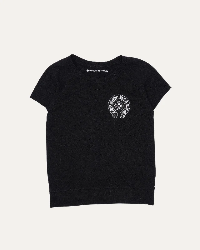 Chomper Raglan Short Sleeve Sweatshirt Wool Fabric Cashmere Fabric Tweed Fabric