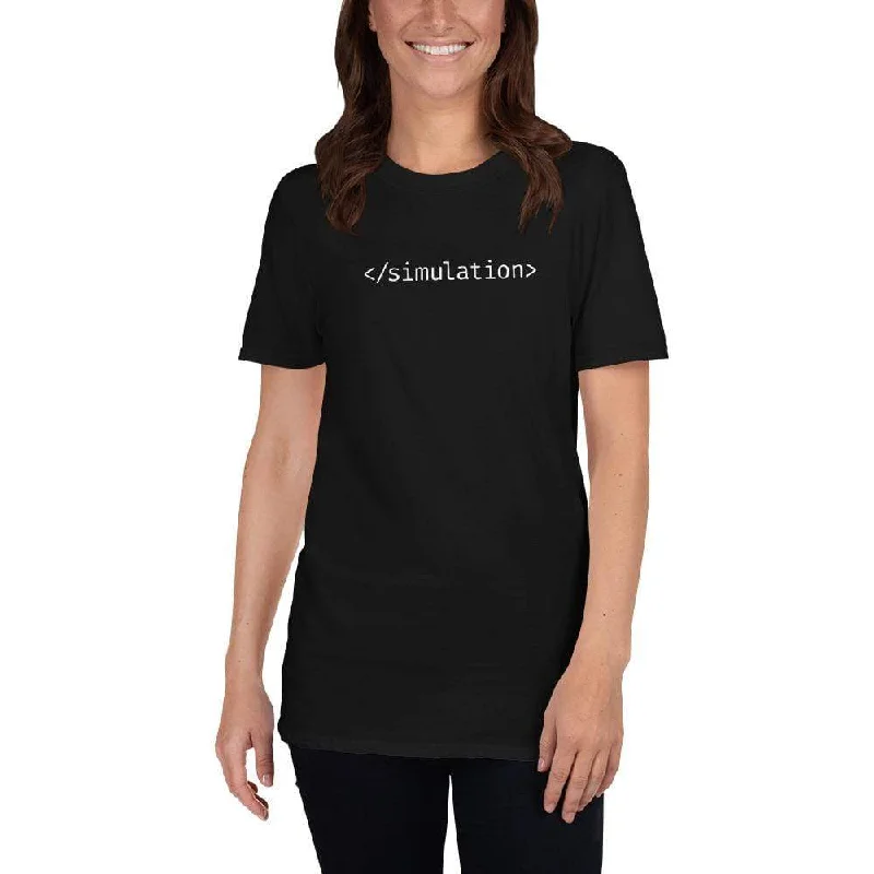 End of Simulation - Premium T-Shirt Elasticated Padded Insulated