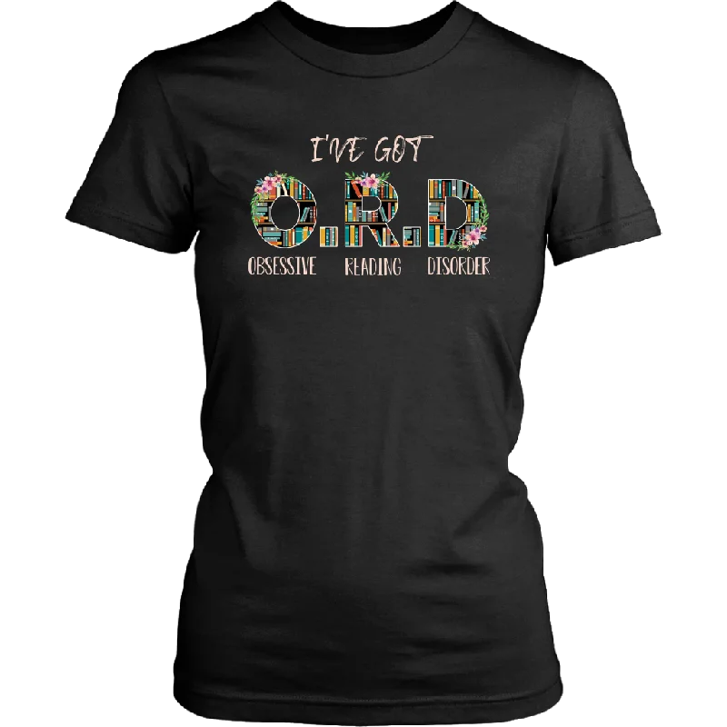 "I've Got O.R.D" Women's Fitted T-shirt Welt Pockets Slit Pockets Flap Pockets