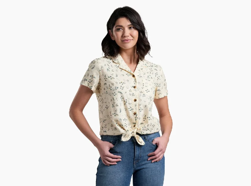 Kuhl Elsie Short Sleeve Shirt Women's Boxy Fit Fitted Loose
