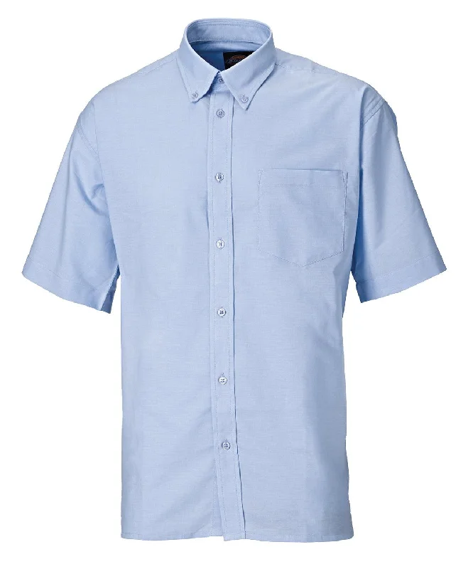 Light Blue - Oxford weave short sleeve shirt (SH64250) Chenille Blend Fleece Blend Nylon Blend Light Blue - Oxford weave short sleeve shirt (SH64250) Chenille Blend Fleece Blend Nylon Blend