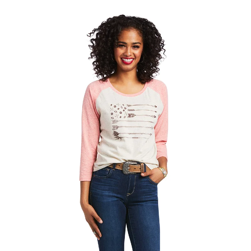 Arrow Raglan Shirt Oversized T-Shirt Spandex breathable