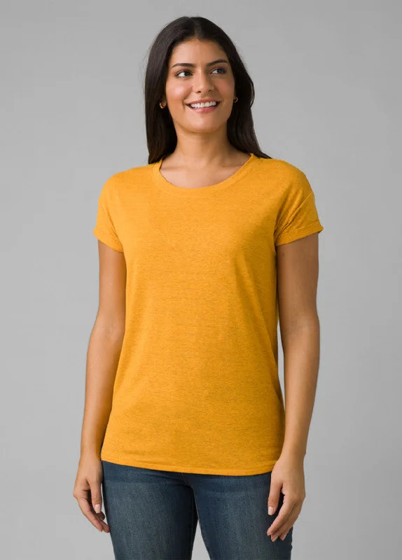 Prana Cozy Up T-shirt Women's Collared T-Shirt Boat Neck A-Line
