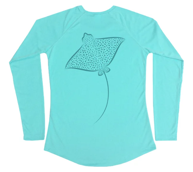 Spotted Eagle Ray Performance Shirt (Women) Chenille Blend Fleece Blend Nylon Blend