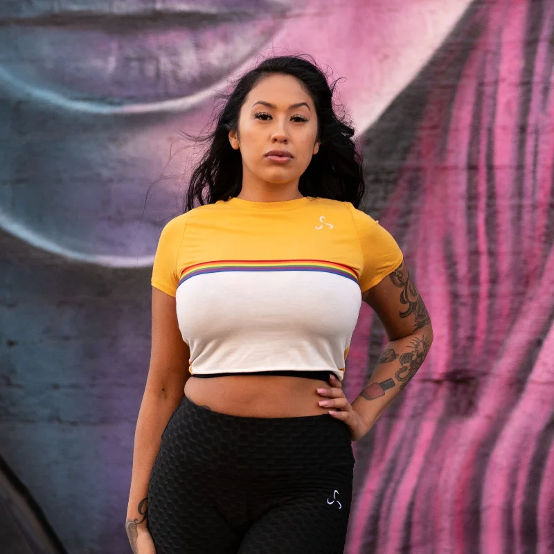 Women's Tee - Venice Front Pockets Side Pockets Patch Pockets
