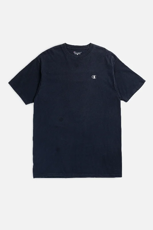 Vintage Champion Tee - L Denim Fabric Leather Fabric Suede Fabric