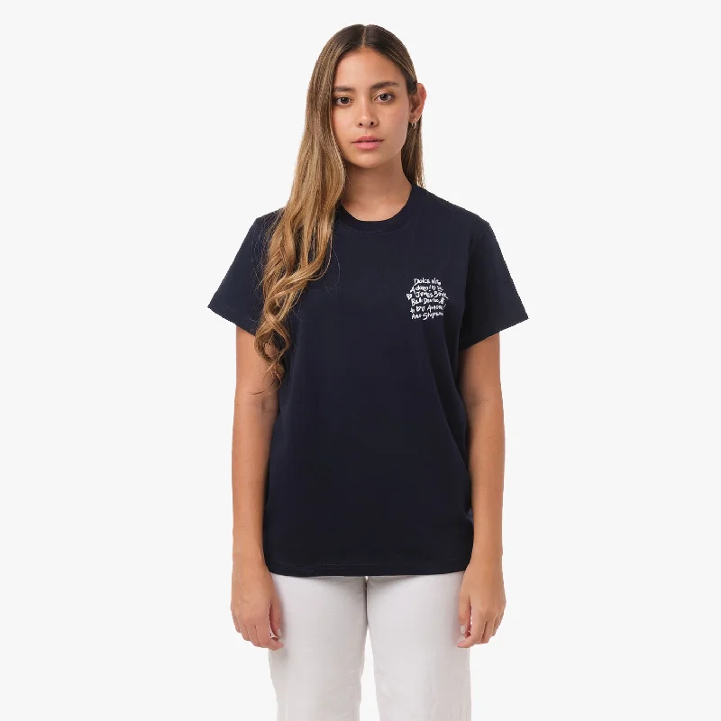 Women's Dolce Vita Graphic T-Shirt Basic T-Shirt Crew Neck Short Sleeve