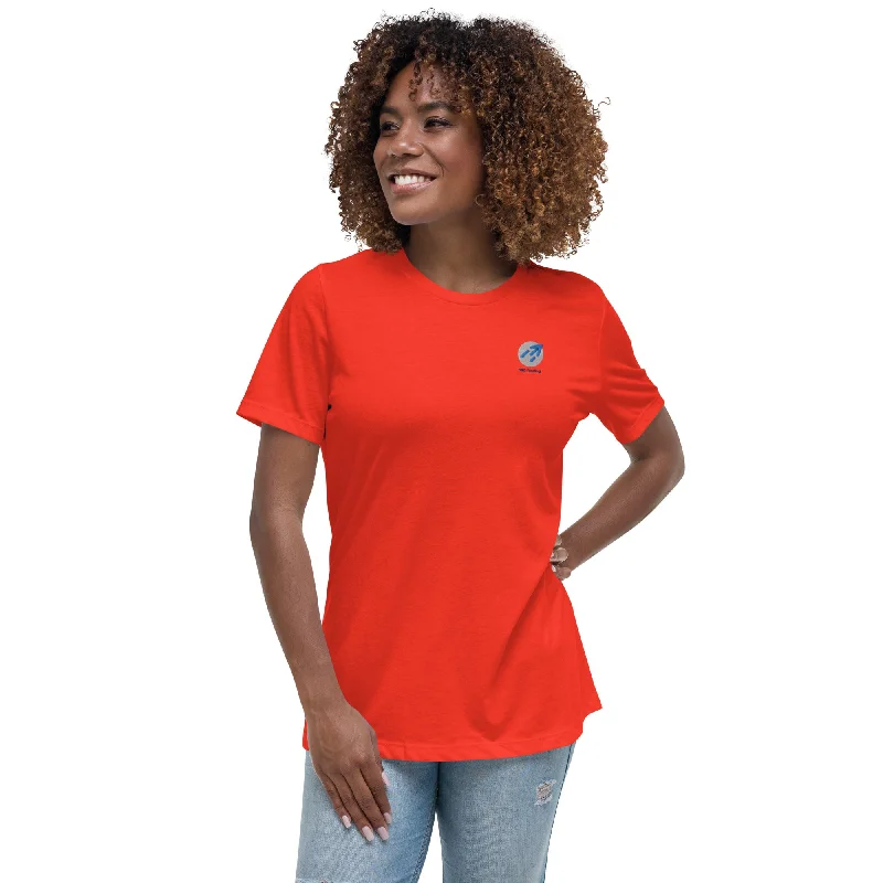 Women's Relaxed T-Shirt Graphic Embroidered Appliqued