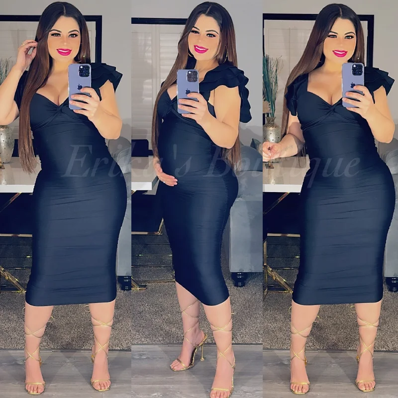 Feeling It Dress (Black)