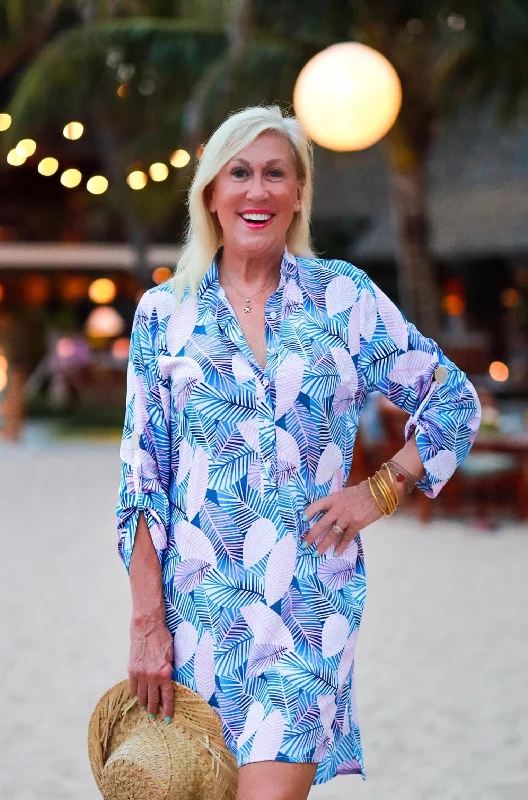 Day Tripper Dress / Pink Banana Leaf