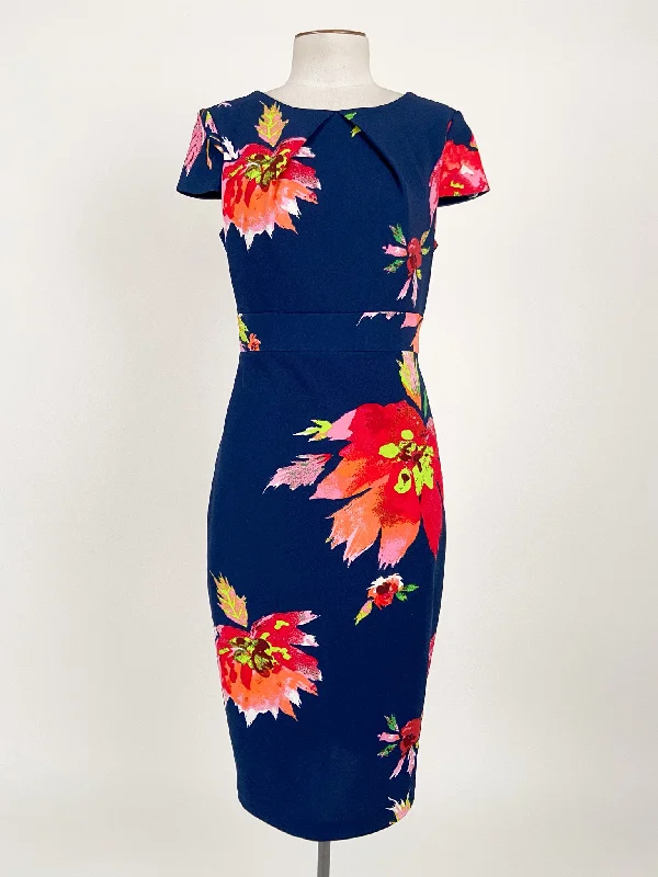 Jax Black Label | Navy Cocktail/Workwear Dress | Size 8