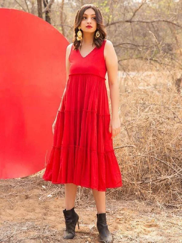 Red Hazel Dress