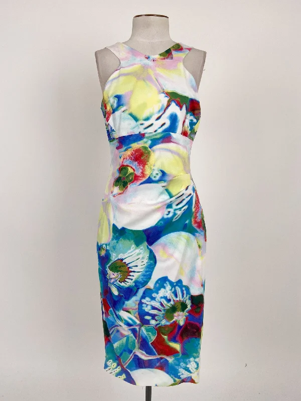 Karen Millen | Multicoloured Cocktail/Workwear Dress | Size 10